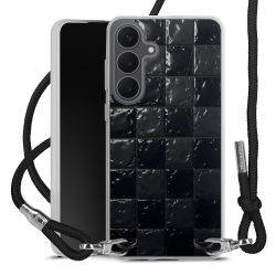 New Carry Case Transparent Stoff schwarz/silber