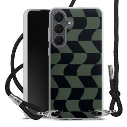 New Carry Case Transparent Stoff schwarz/silber