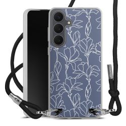 New Carry Case Transparent Stoff schwarz/silber