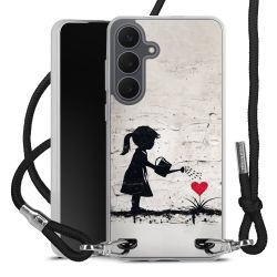 New Carry Case Transparent Stoff schwarz/silber