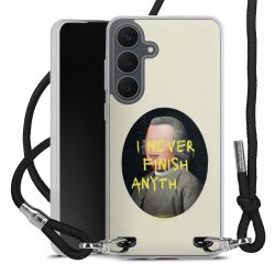 New Carry Case Transparent Stoff schwarz/silber