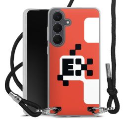 New Carry Case Transparent Stoff schwarz/silber