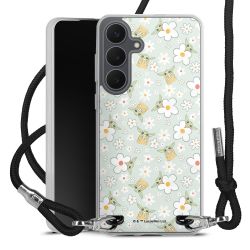 New Carry Case Transparent Stoff schwarz/silber