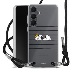 New Carry Case Transparent Stoff schwarz/silber