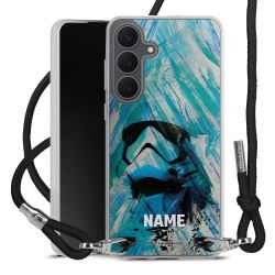 New Carry Case Transparent Stoff schwarz/silber