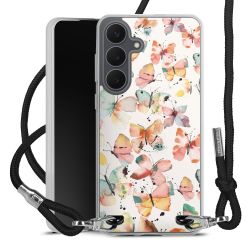 New Carry Case Transparent Stoff schwarz/silber