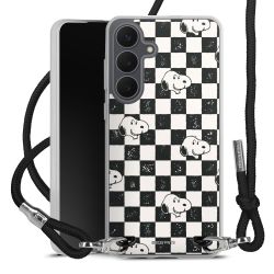 New Carry Case Transparent Stoff schwarz/silber