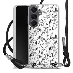 New Carry Case Transparent Stoff schwarz/silber