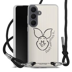 New Carry Case Transparent Stoff schwarz/silber