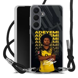 New Carry Case Transparent Stoff schwarz/silber