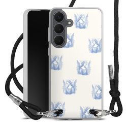 New Carry Case Transparent Stoff schwarz/silber