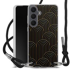 New Carry Case Transparent Stoff schwarz/silber