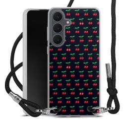 New Carry Case Transparent Stoff schwarz/silber