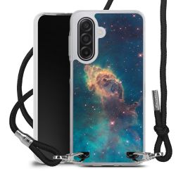 New Carry Case Transparent Stoff schwarz/silber