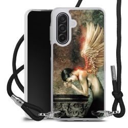 New Carry Case Transparent Stoff schwarz/silber