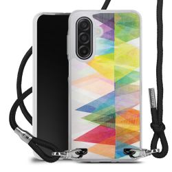 New Carry Case Transparent Stoff schwarz/silber