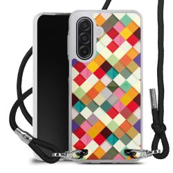 New Carry Case Transparent Stoff schwarz/silber