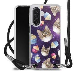 New Carry Case Transparent Stoff schwarz/silber