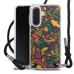 New Carry Case Transparent Stoff schwarz/silber