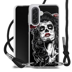 New Carry Case Transparent Stoff schwarz/silber