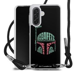 New Carry Case Transparent Stoff schwarz/silber