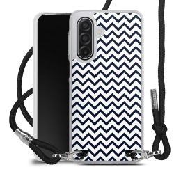 New Carry Case Transparent Stoff schwarz/silber