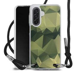 New Carry Case Transparent Stoff schwarz/silber