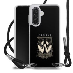 New Carry Case Transparent Stoff schwarz/silber