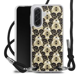 New Carry Case Transparent Stoff schwarz/silber