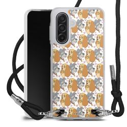 New Carry Case Transparent Stoff schwarz/silber