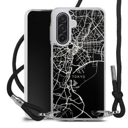 New Carry Case Transparent Stoff schwarz/silber