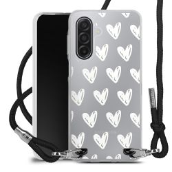 New Carry Case Transparent Stoff schwarz/silber