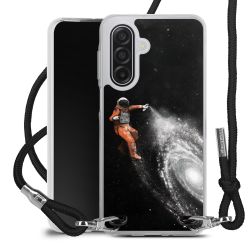 New Carry Case Transparent Stoff schwarz/silber