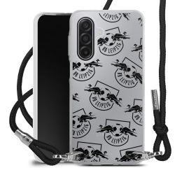 New Carry Case Transparent Stoff schwarz/silber