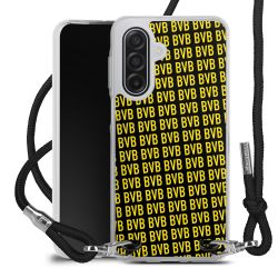 New Carry Case Transparent Stoff schwarz/silber