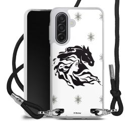 New Carry Case Transparent Stoff schwarz/silber