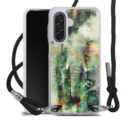 New Carry Case Transparent Stoff schwarz/silber