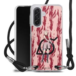 New Carry Case Transparent Stoff schwarz/silber