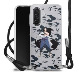 New Carry Case Transparent Stoff schwarz/silber