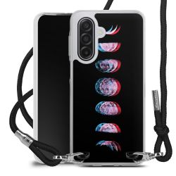 New Carry Case Transparent Stoff schwarz/silber