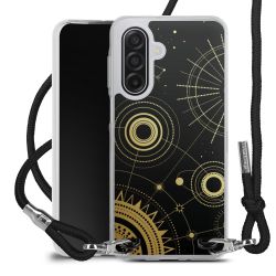 New Carry Case Transparent Stoff schwarz/silber