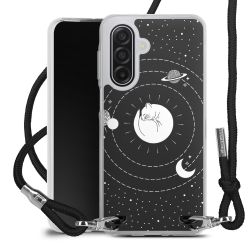 New Carry Case Transparent Stoff schwarz/silber