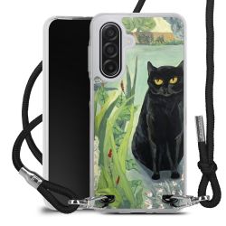 New Carry Case Transparent Stoff schwarz/silber