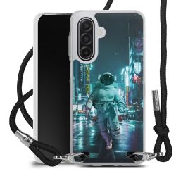 New Carry Case Transparent Stoff schwarz/silber