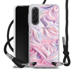 New Carry Case Transparent Stoff schwarz/silber