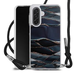 New Carry Case Transparent Stoff schwarz/silber