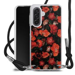 New Carry Case Transparent Stoff schwarz/silber