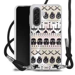 New Carry Case Transparent Stoff schwarz/silber