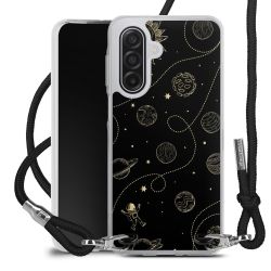 New Carry Case Transparent Stoff schwarz/silber