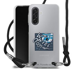 New Carry Case Transparent Stoff schwarz/silber